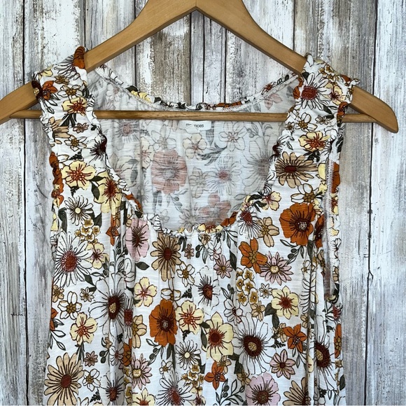 Maurices Floral Ruffle Trim Tank - Picture 5 of 6